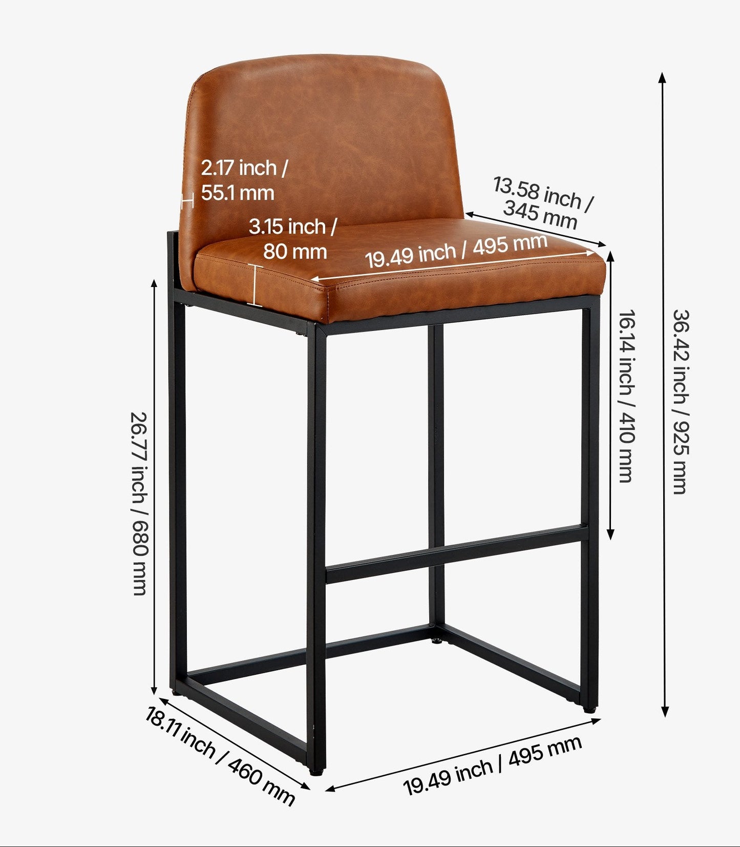 Aftele Bar Stool Set (4)