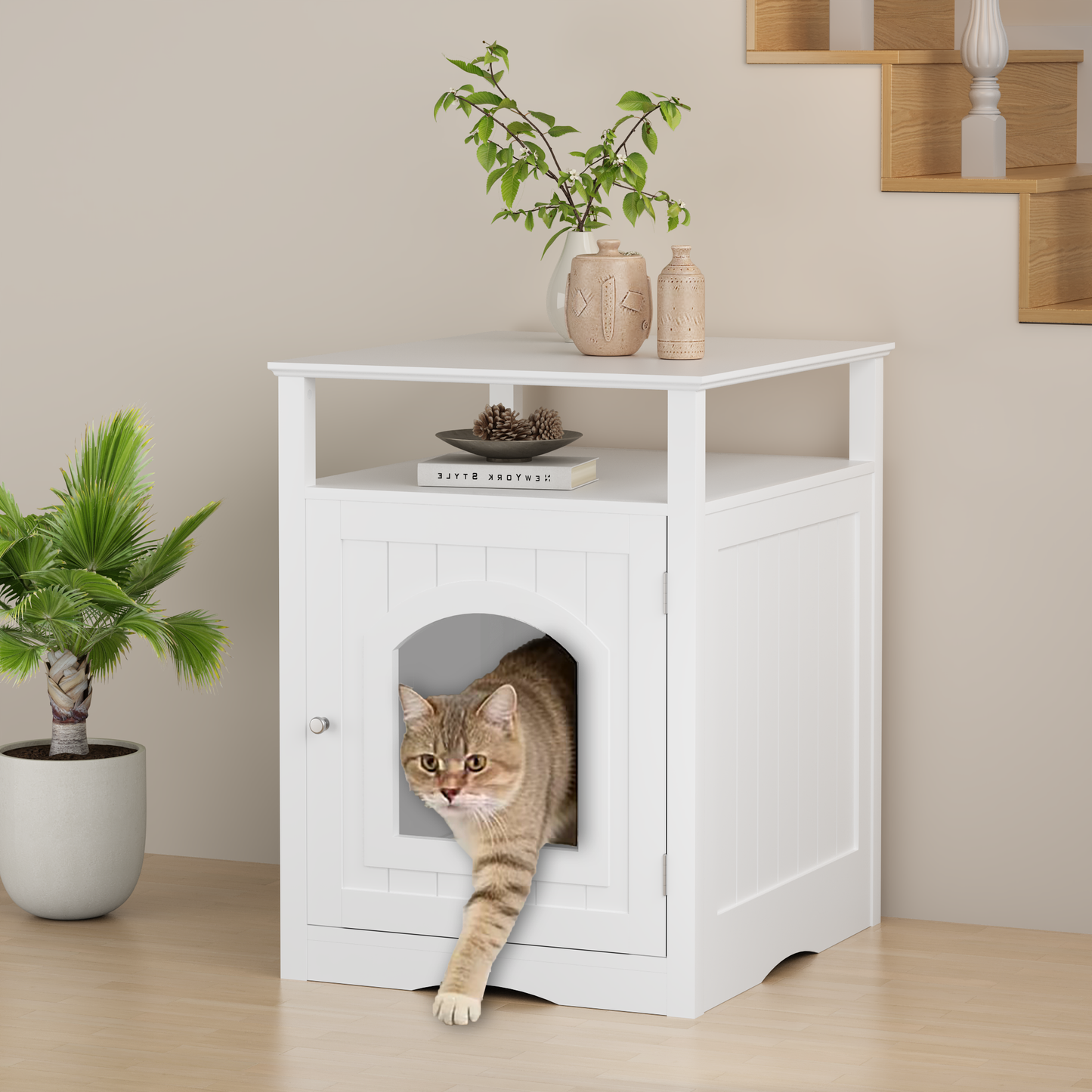 Aforea Cat Litter Box Enclosure