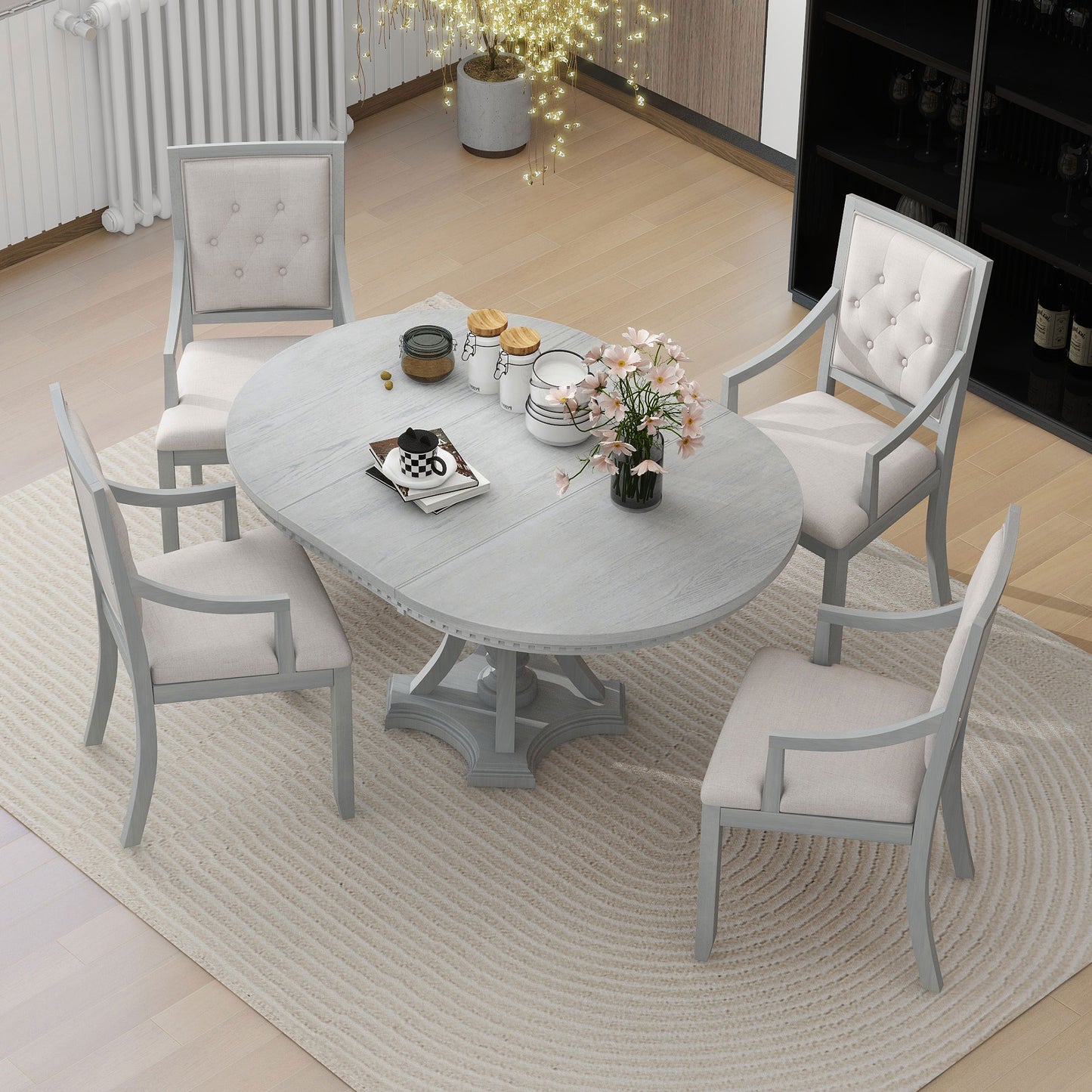 Araxil Retro 5-piece Dining Set