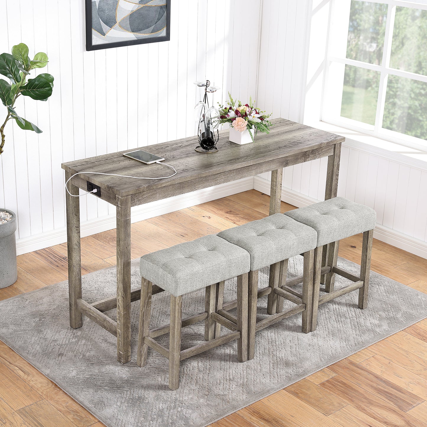 Eiderw 4-Piece Dining Set