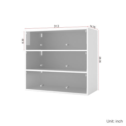 Sichea Glass Door Shoe Storage