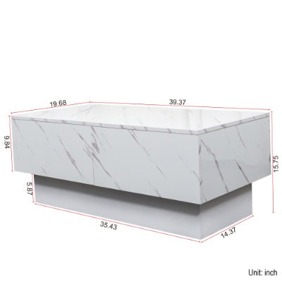 Pikine Sliding Coffee Table