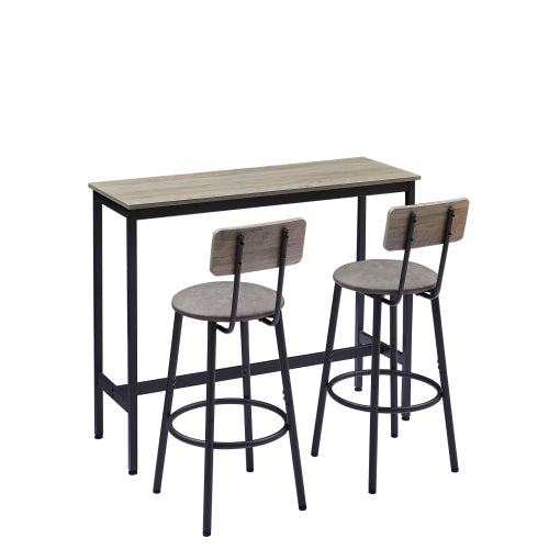 Apabod Bar Table Set w/ Bar Stools