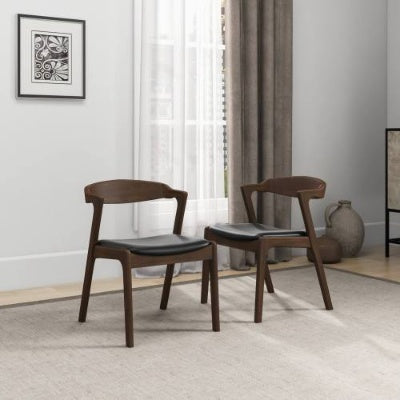 Epandh Leather Dining Chairs (2)