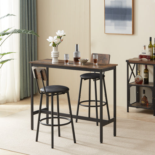 Apabod Bar Table Set w/ Bar Stools