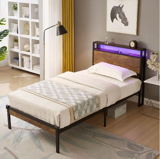 Ambinc Metal Platform Bed Frame (Twin)