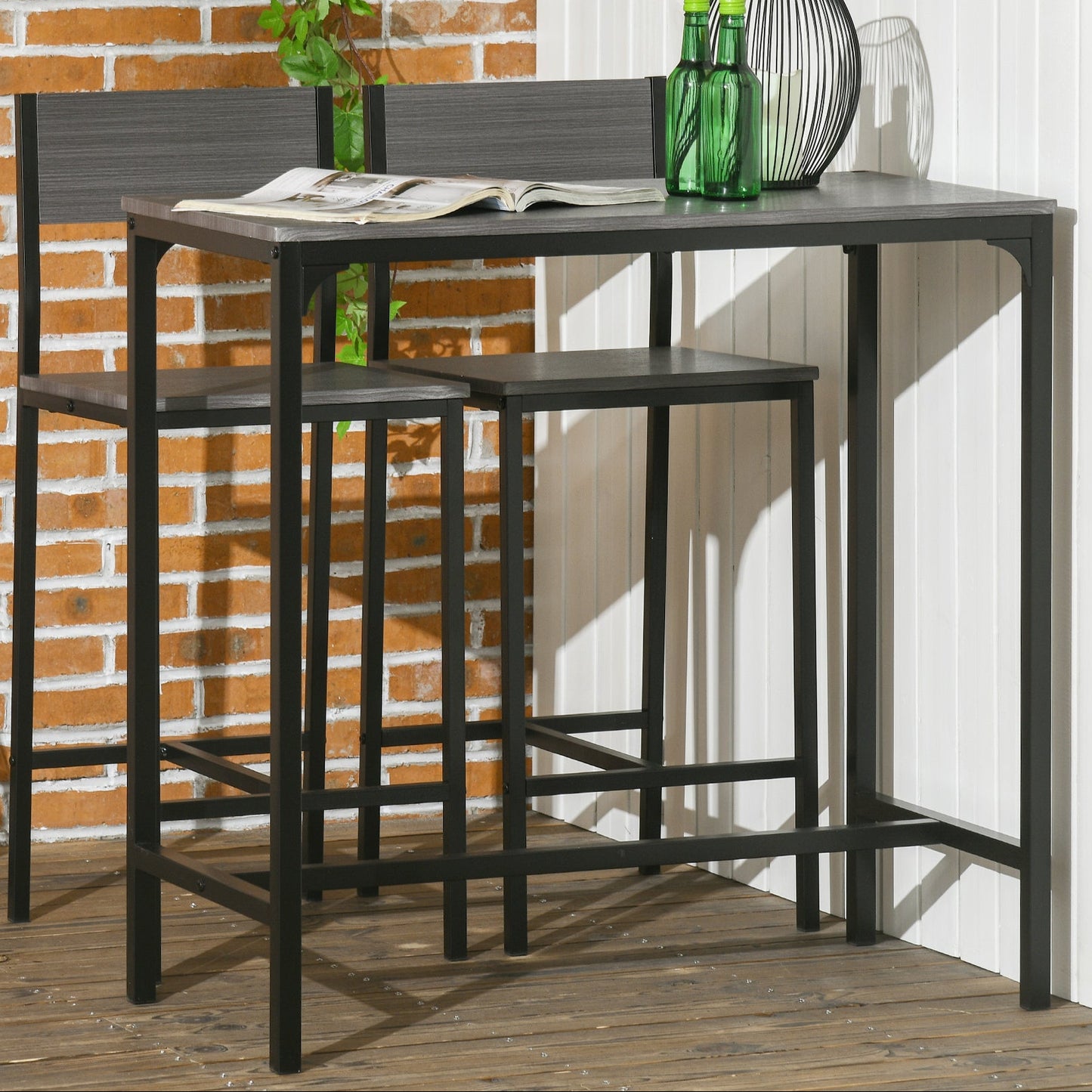 Cambil 3-Piece Bar Table w/ Chairs