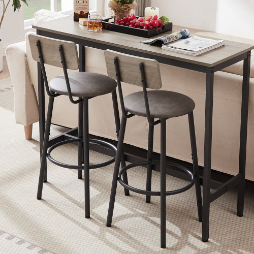 Apabod Bar Table Set w/ Bar Stools