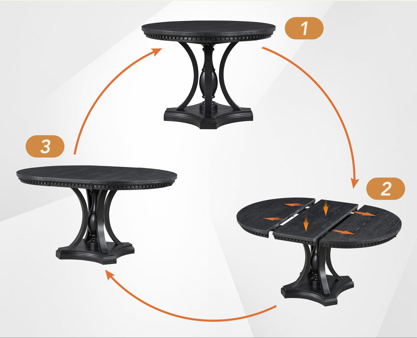 Araxil Retro 5-piece Dining Set