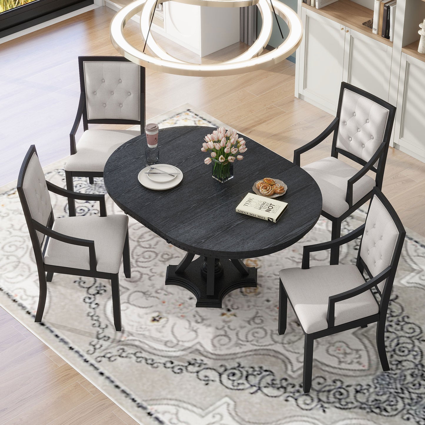 Araxil Retro 5-piece Dining Set