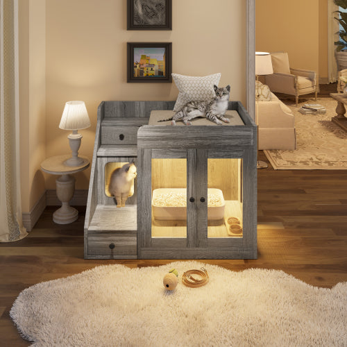 Abnorc Litter Box Enclosure w/ Light