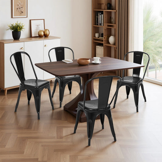 Fawale Metal Dining Chairs (4)