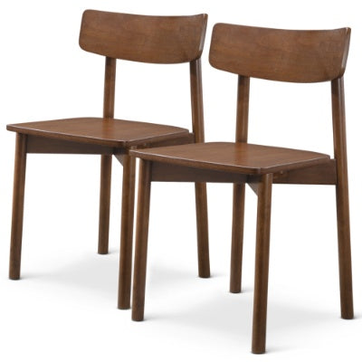 Youcol Walnut Dining Chairs (2)