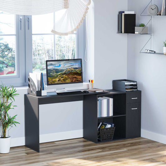Badwor 180° Rotating L-Shaped Computer Desk