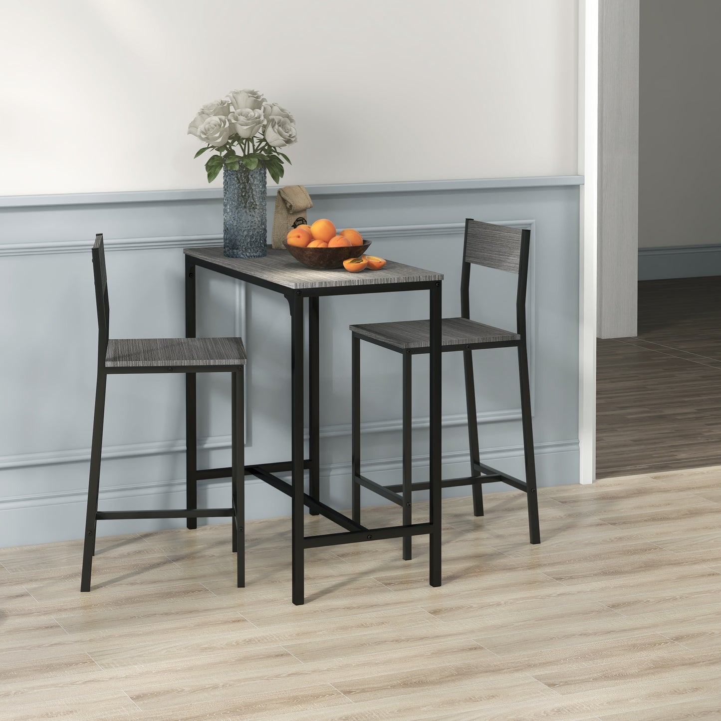 Cambil 3-Piece Bar Table w/ Chairs