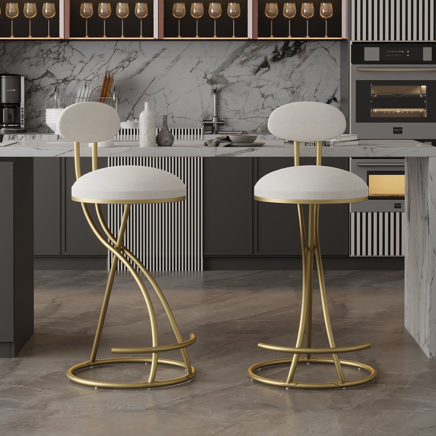Chalve Bar Stools (2)