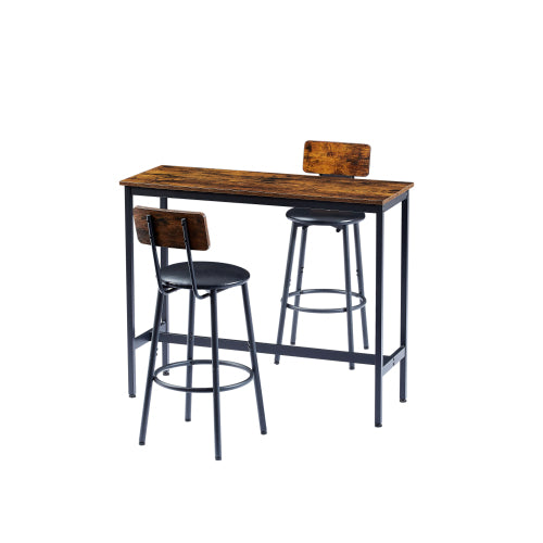 Apabod Bar Table Set w/ Bar Stools