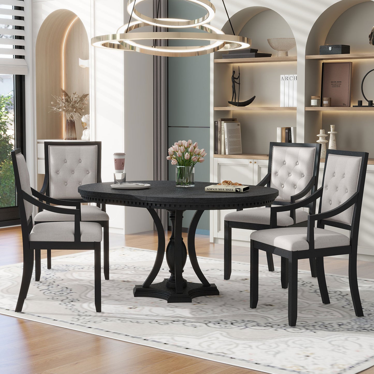 Araxil Retro 5-piece Dining Set