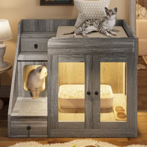 Abnorc Litter Box Enclosure w/ Light