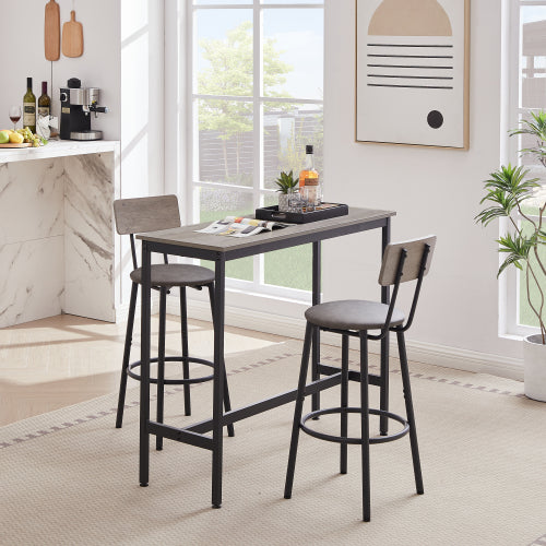 Apabod Bar Table Set w/ Bar Stools